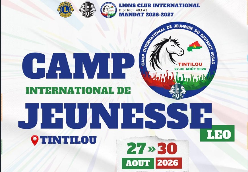 Camp International de Jeunesse LEO | Tintilou 2026